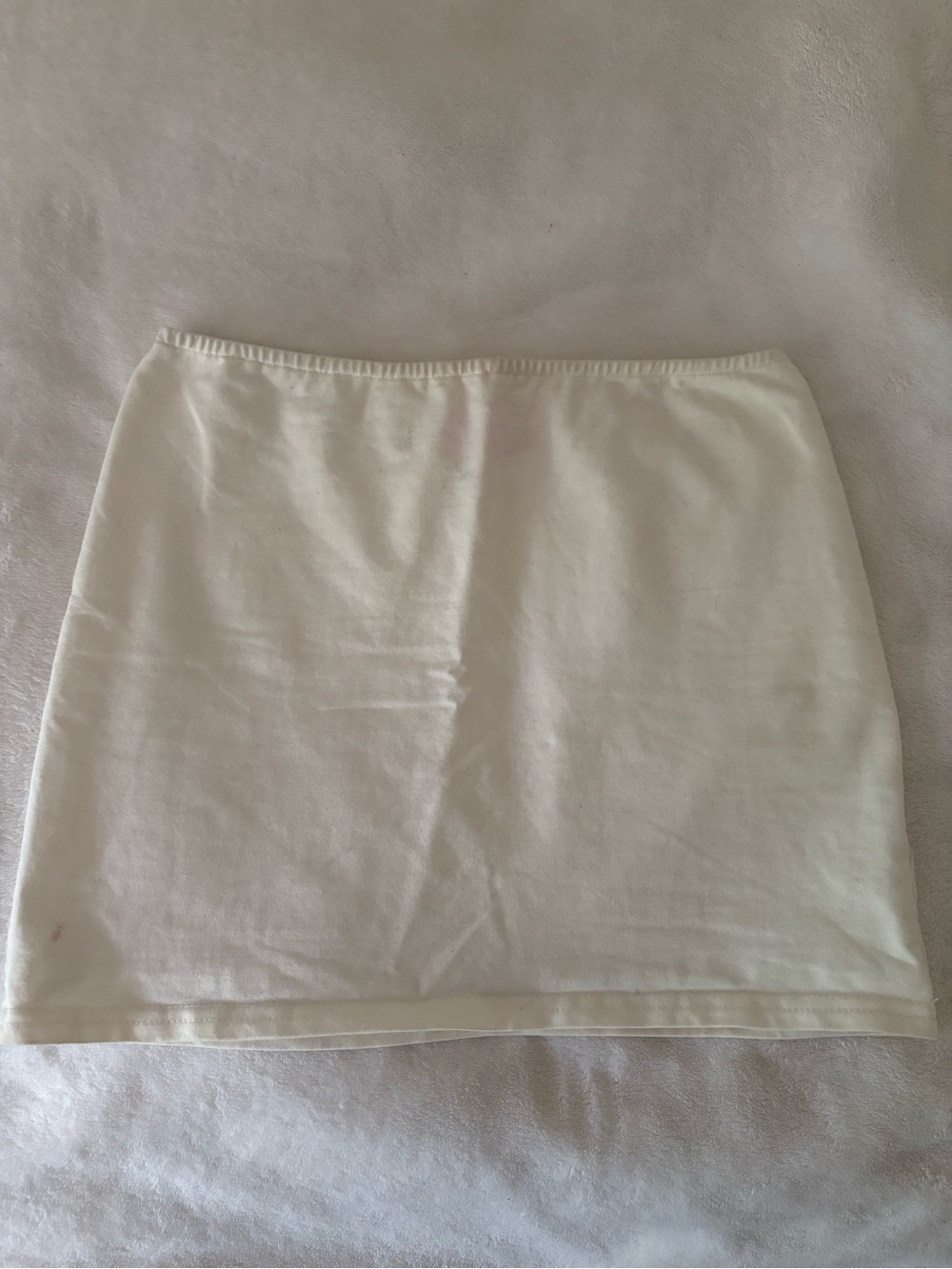 Edikted White Aisha Mini Skirt